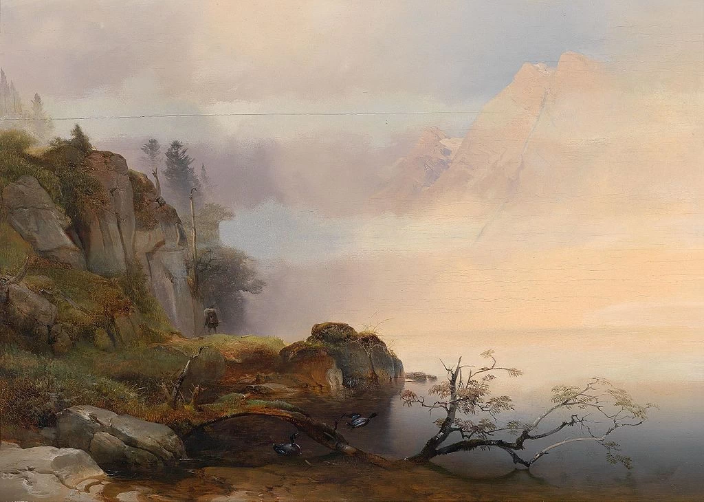 Atmosfera autunnale al lago 1846